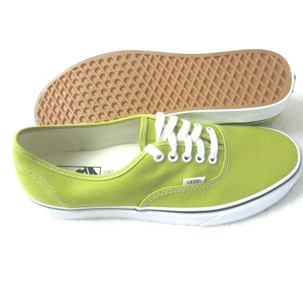 COPY - Vans Women's Authentic Cress Green True White Canvas Skate Boat shoes Si…